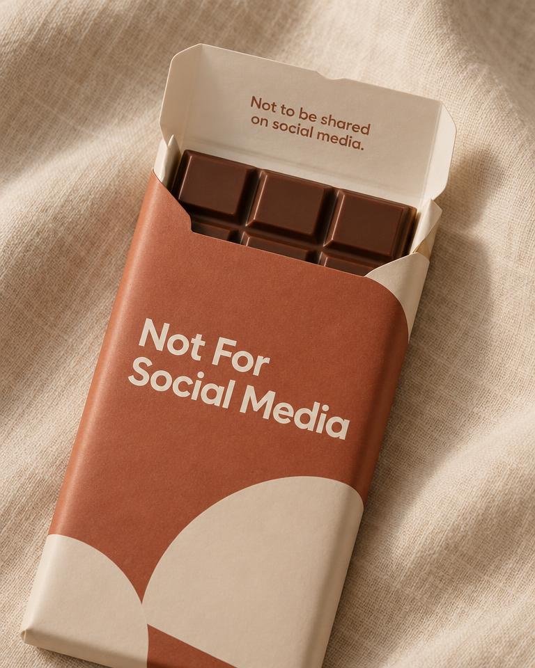 Not For Social Media Chocolate Bar